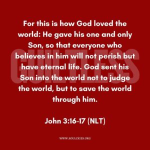 John 3:16-17 NLT www.soulcries.org